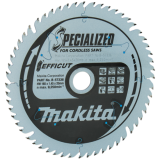 2 Lames 165X20X56D EFFICUT pour bois Makita B-57336-2