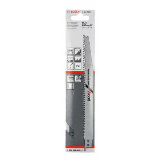 Lame Wood Clean S2345X Bosch 2608654403