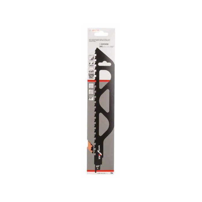 Lame scie sabre Bosch S1243HM carbure brique creuse