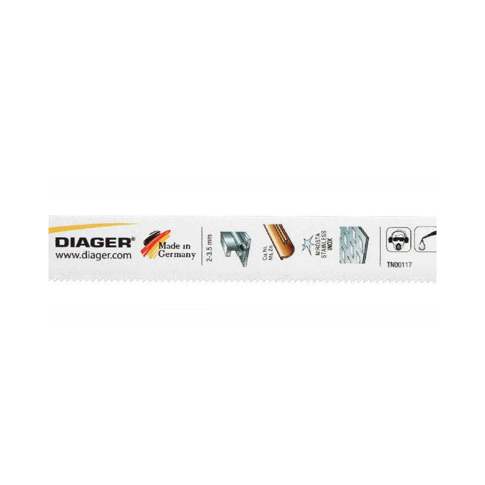 Lame scie sabre métal Diager L200ML2005 x5