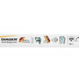 Lame scie sabre métal Diager L200ML2005 x5