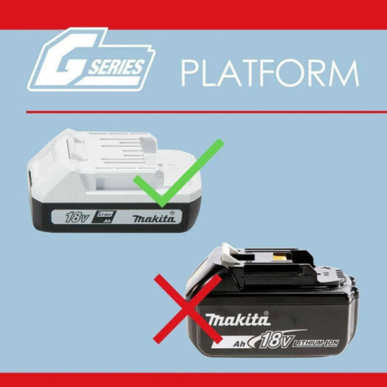 Batterie Makita BL1815G 18V série G 1,5 Ah