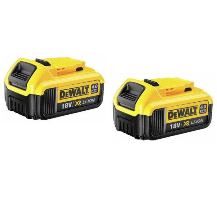 Lot 2 batteries DeWalt DCB182 18V XR 4,0 Ah