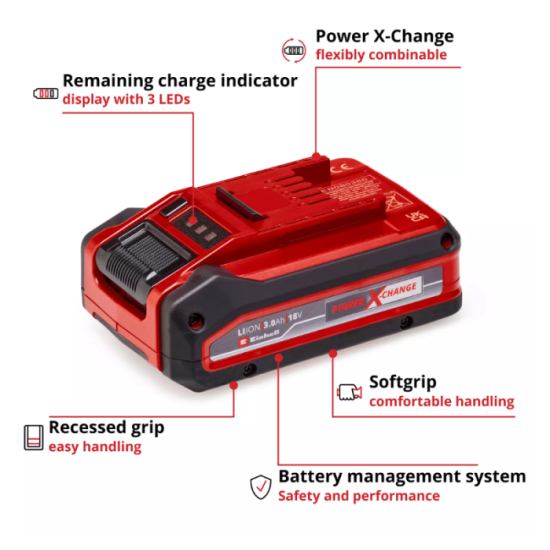 Batterie Einhell 4511501 Power X-Change Plus 3,0 Ah