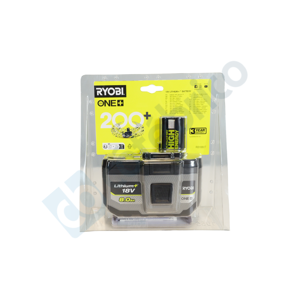 Batterie Ryobi 5133006264 18V ONE+ 8,0 Ah Li-Ion