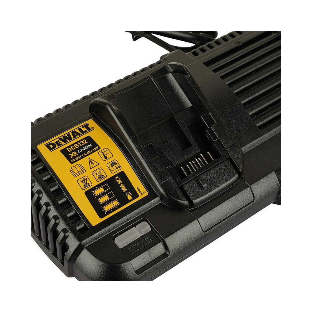 Chargeur double DeWalt DCB132-QW XR 18V et FlexVolt