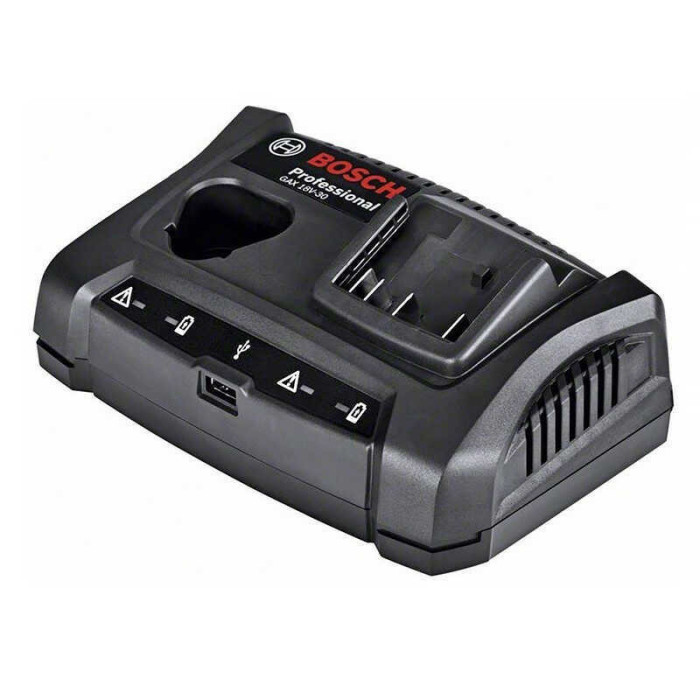 Chargeur double Bosch GAX18V-30 12 V et 18 V USB
