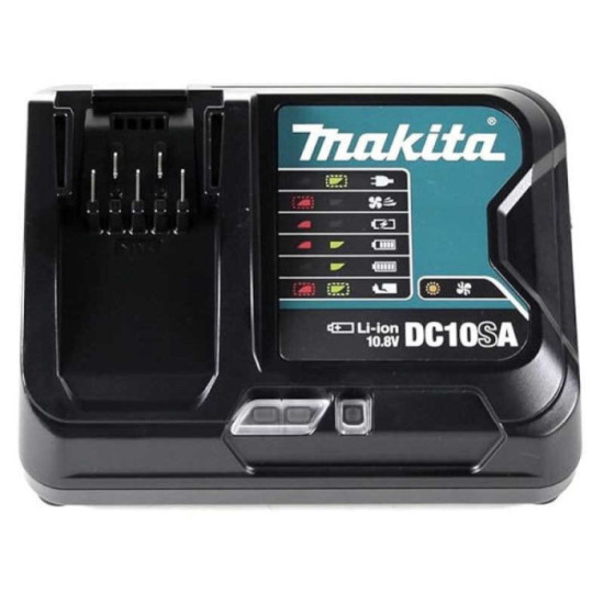 Chargeur Makita DC10SA 10,8 à 12 V Li-ion