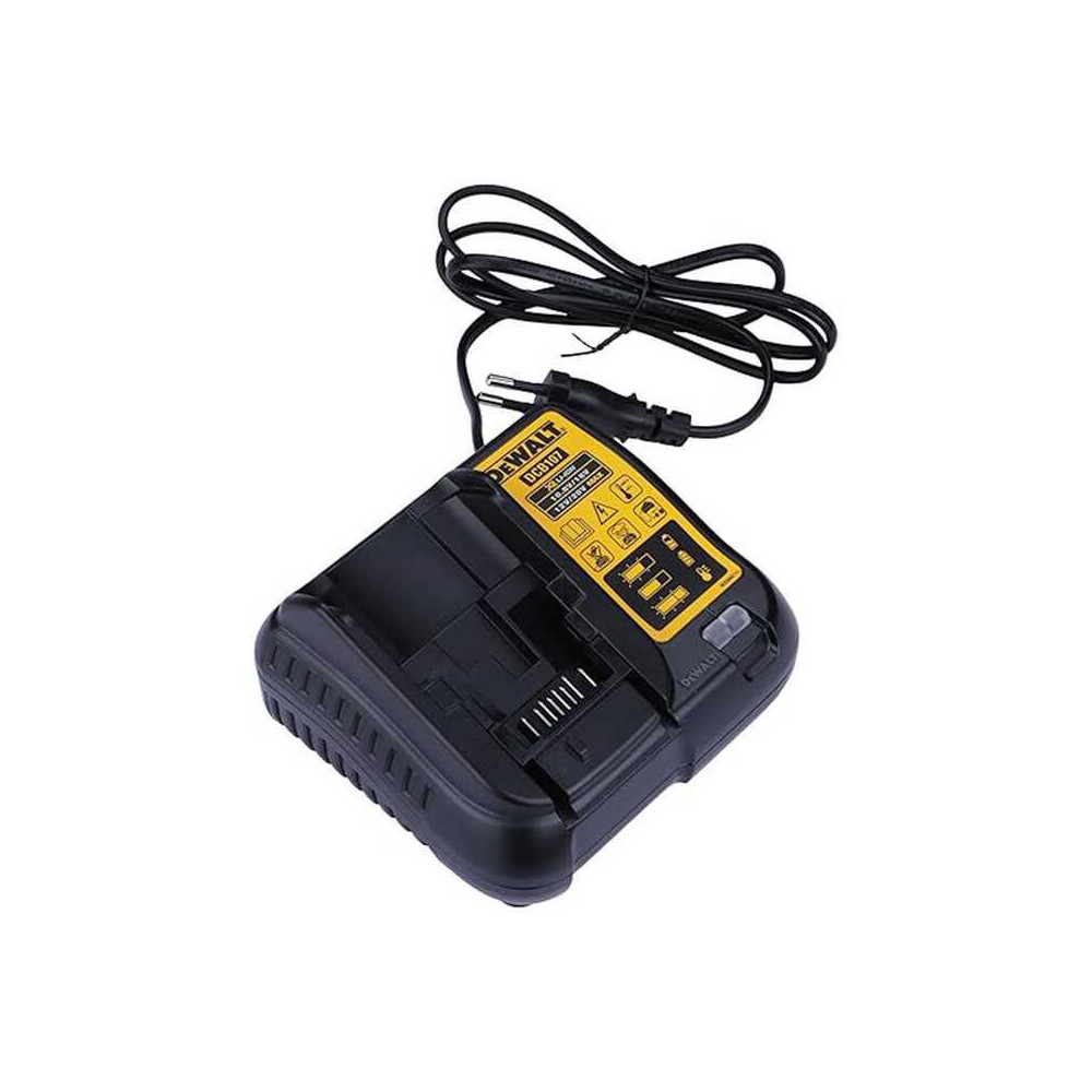 Chargeur DeWalt DCB107 batteries 10,8 à 18V XR