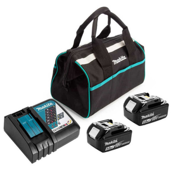 Pack énergie Makita STARTER-KIT 2 x 5,0 Ah