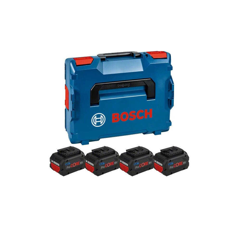 4 batteries ProCORE18V 5,5 Ah Bosch 1600A02A2U L-BOXX