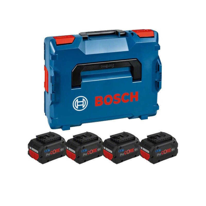4 batteries ProCORE18V 5,5 Ah Bosch 1600A02A2U L-BOXX