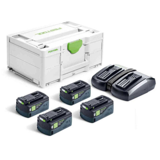 Set énergie Festool 577709 18V 4xHP5,0/TCL6DUO