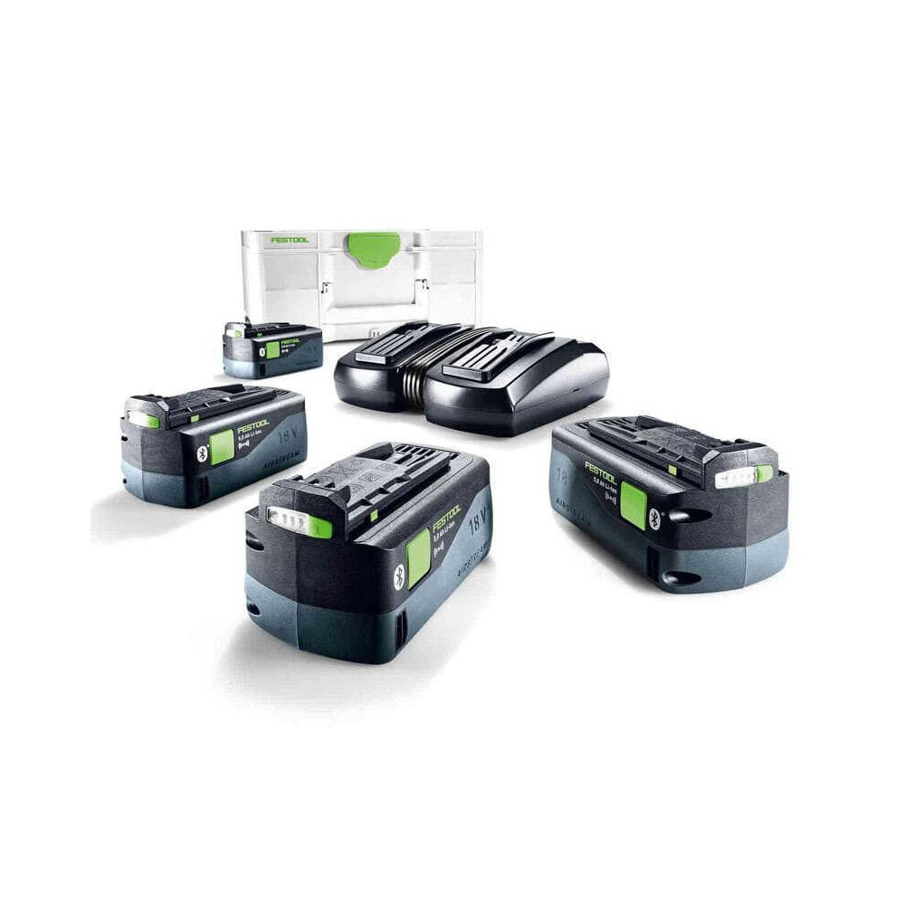 Set énergie Festool 577709 18V 4xHP5,0/TCL6DUO