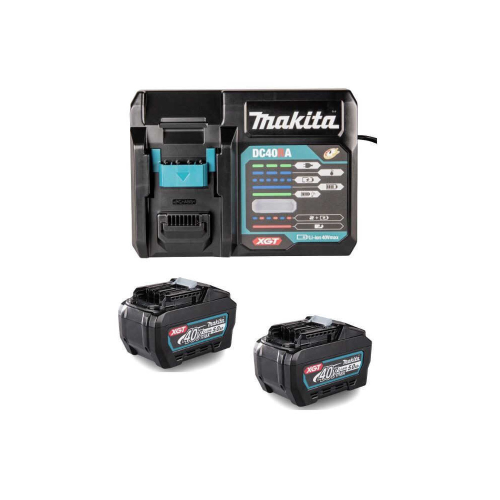 Pack XGT 2 x BL4050F + DC40RA Makita 1911V6-0