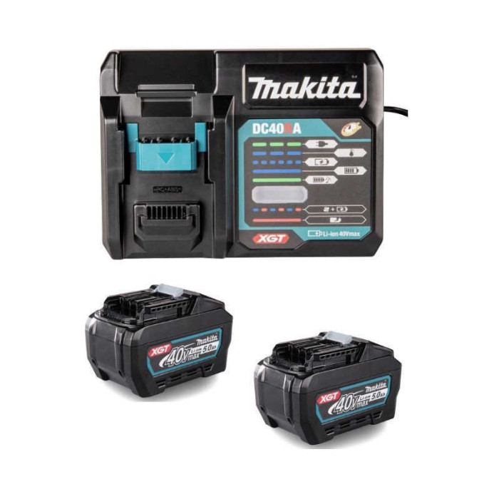 Pack XGT 2 x BL4050F + DC40RA Makita 1911V6-0