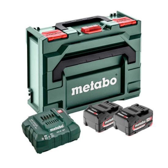 Pack énergie Metabo 685064000 2 x 4,0 Ah + ASC 55