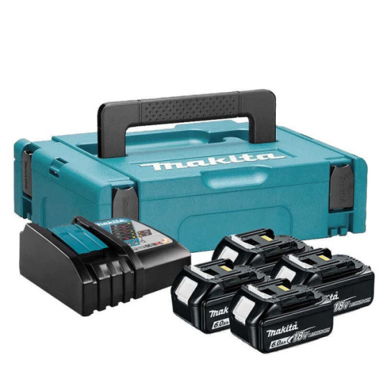 Pack énergie LXT 4xBL1860B + DC18RC + Makita 198140-7
