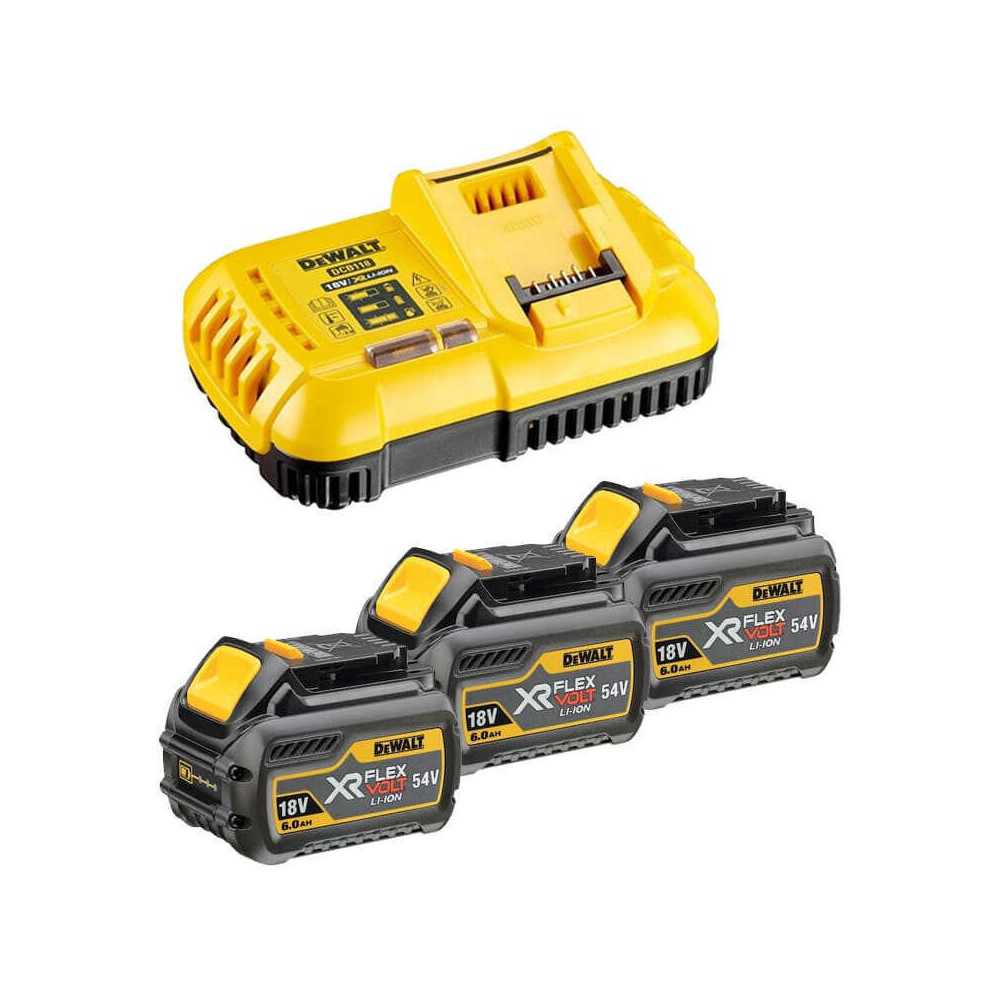 Pack énergie DeWalt DCB118T3-QW 3 batteries FlexVolt