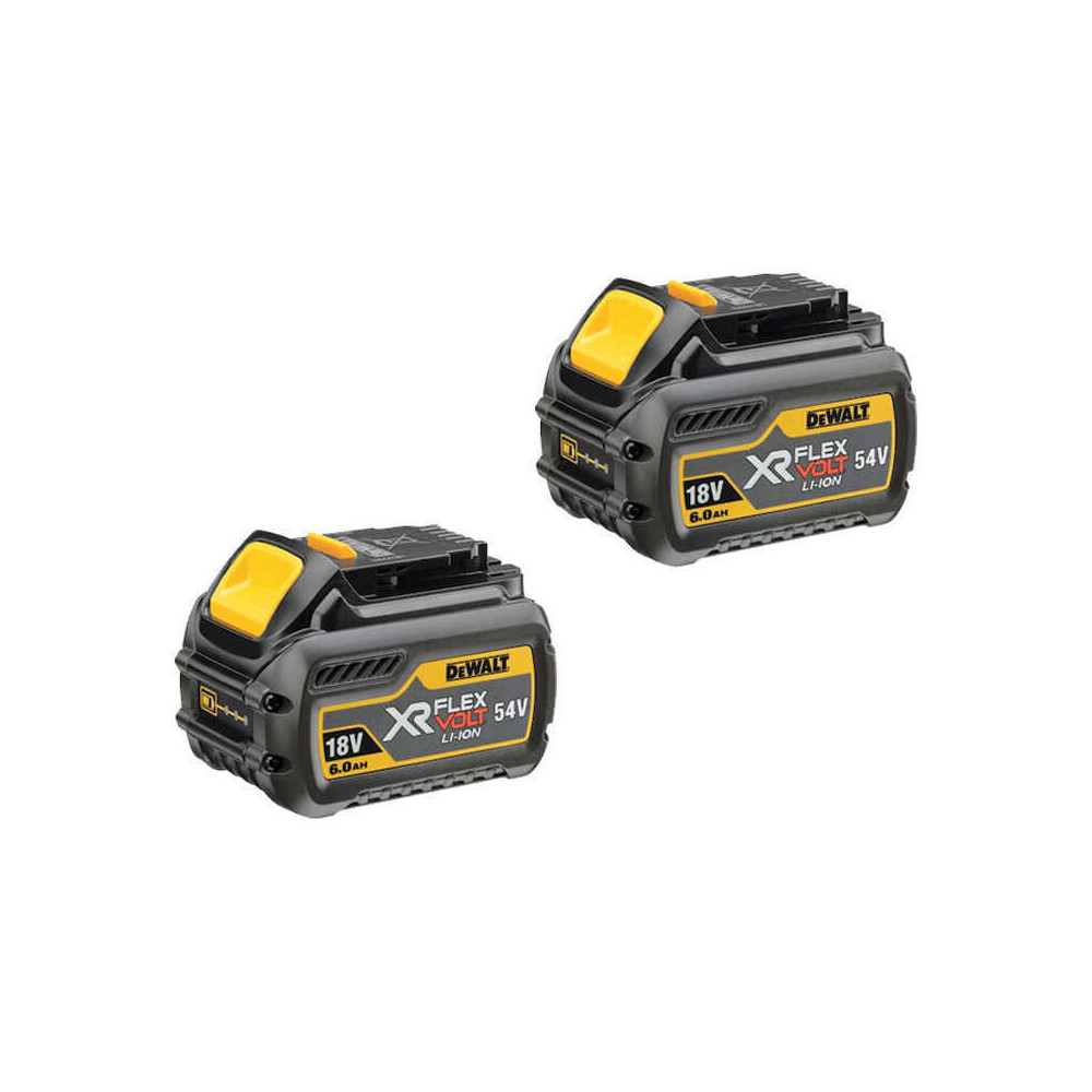 Lot 2 batteries DeWalt DCB546T2 FLEXVOLT 6 Ah