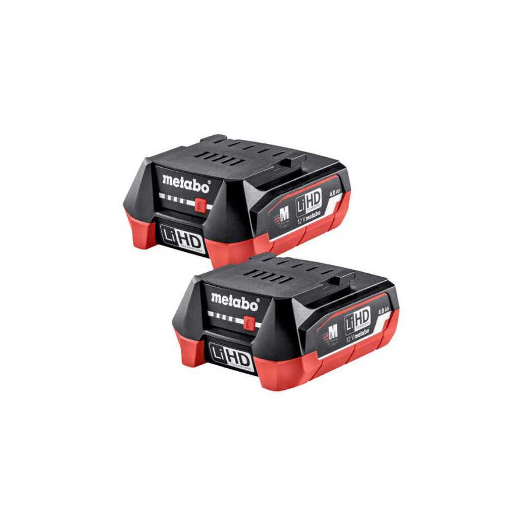 Lot de 2 batteries Metabo 12 V 4,0 Ah 685301000