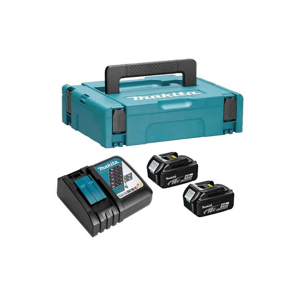 Power source kit 2 x 4,0 ah dans coffret makpac Makita 197494-9
