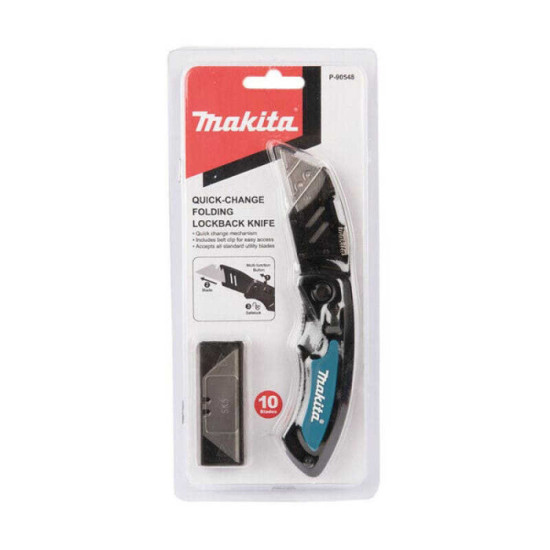 Cutter pliant Makita P-90548 avec 10 lames