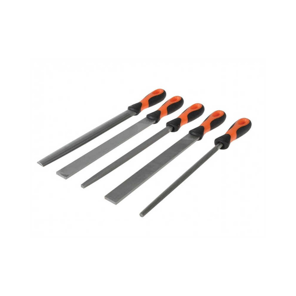 Jeu de 5 limes Bahco BAH1-478-10-1-2 250 mm