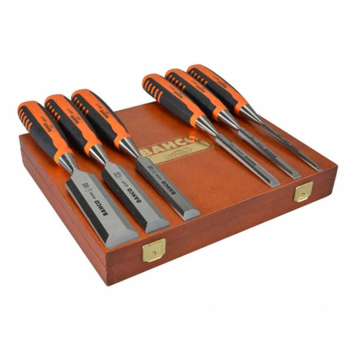 Jeu de 6 ciseaux à bois Bahco BAH424P-S6-EUR