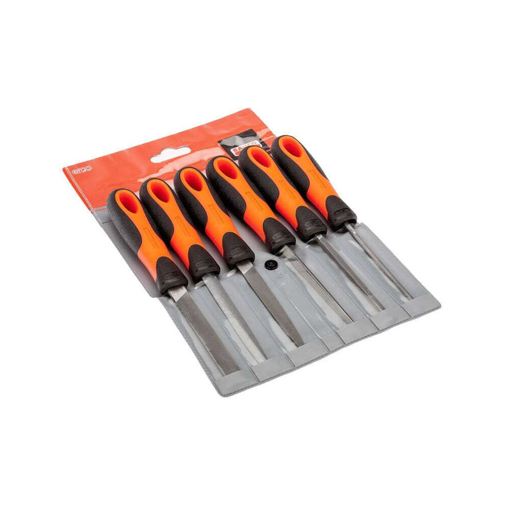 Jeu de 6 limes de serrurier Bahco 1-476 100 mm