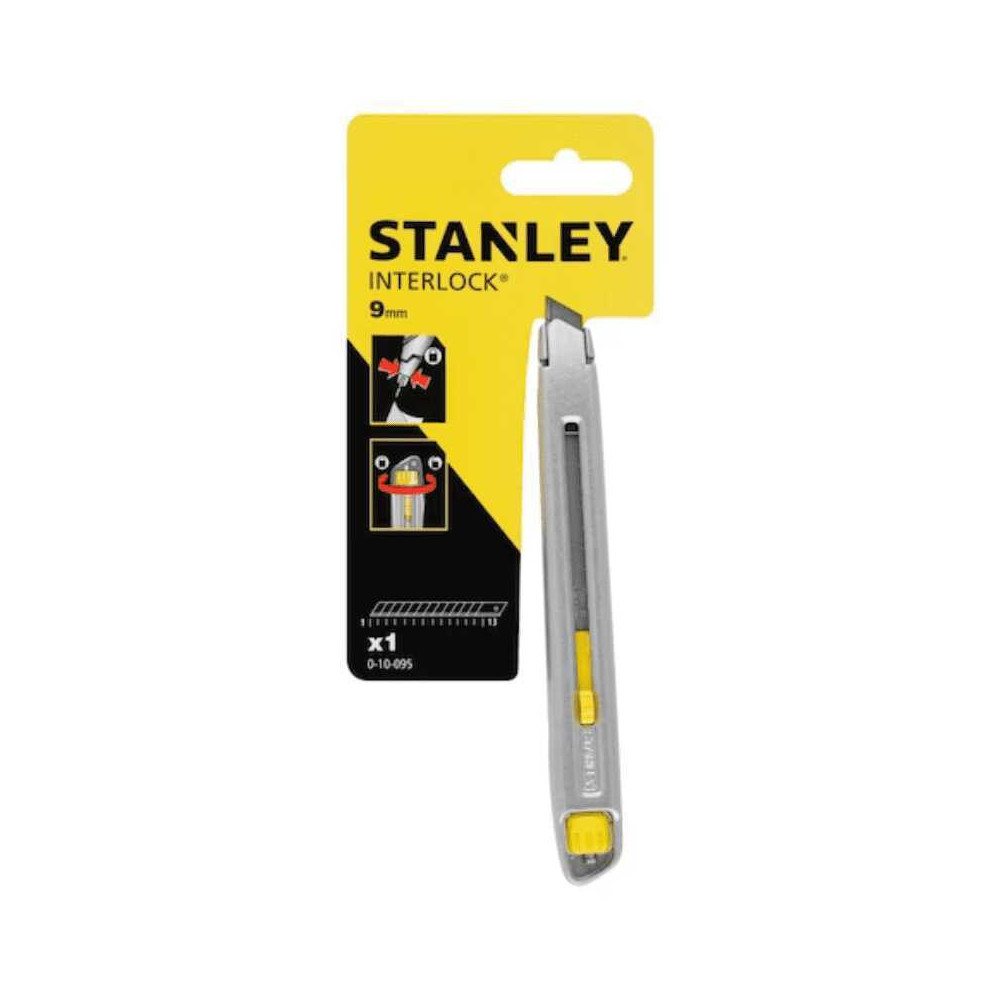 Cutter métallique Interlock 9 mm Stanley 0-10-095
