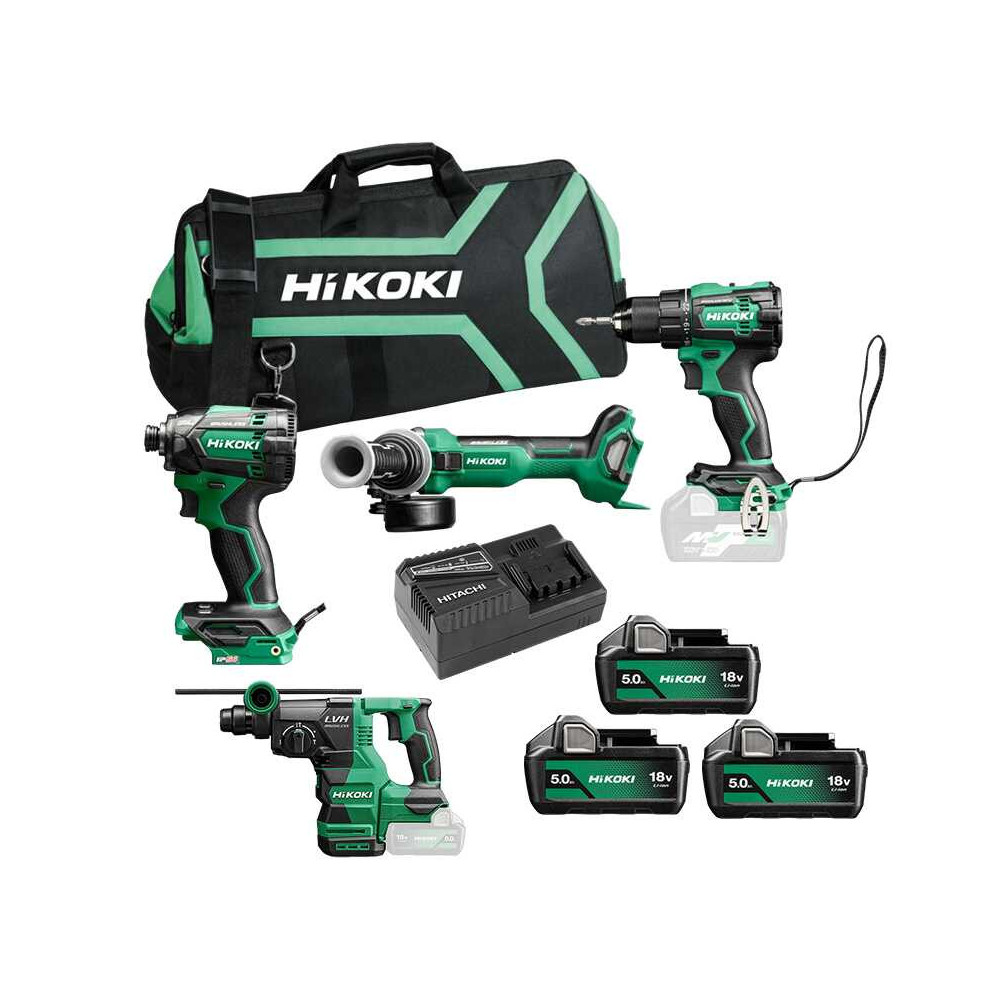 Pack 4 outils sans fil 18 V HiKOKI KC18DEWHZ