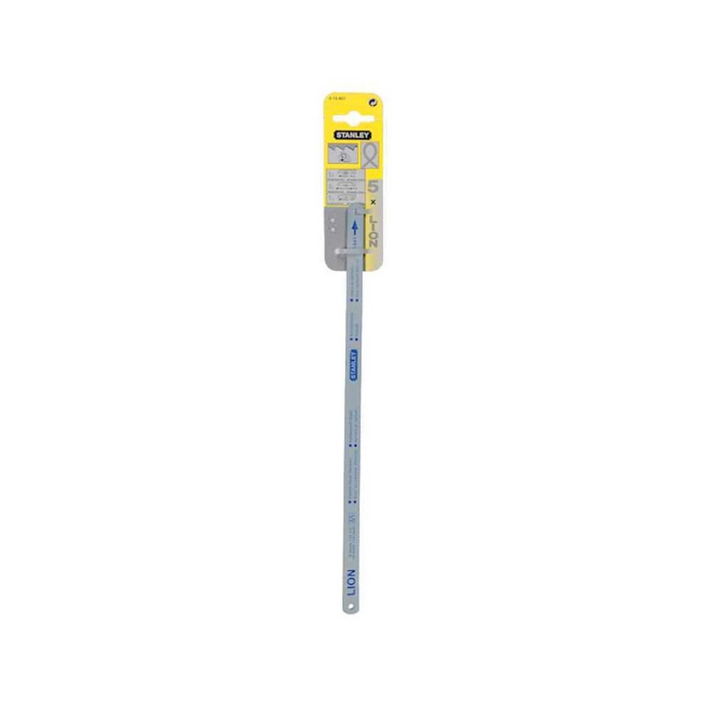 Lot de 5 lames de scie à métaux Stanley 0-15-801