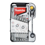 Jeu de clés mixtes à cliquet Makita B-65523