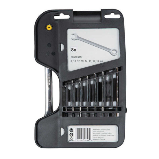 Jeu de clés mixtes à cliquet Makita B-65523
