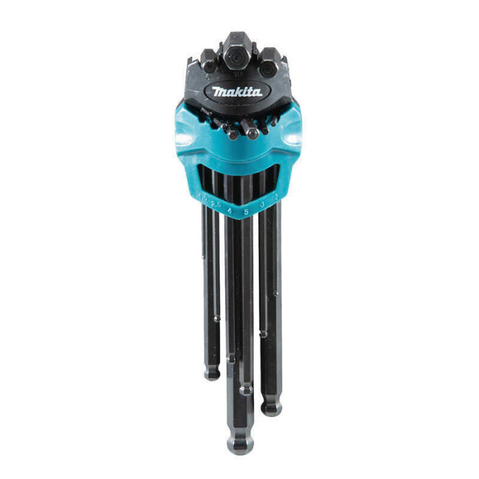 Clés hexagonales à tête sphérique Makita B-65894
