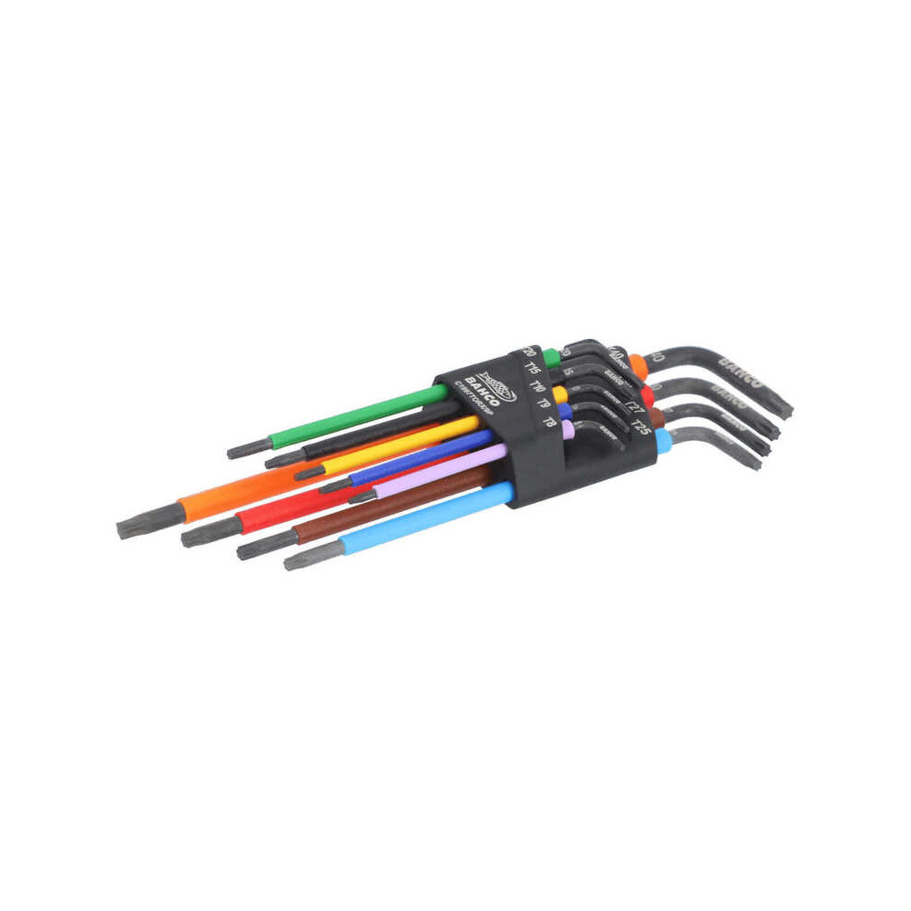 Jeu de 9 clés mâles Torx longues Bahco C1997TORX_9P