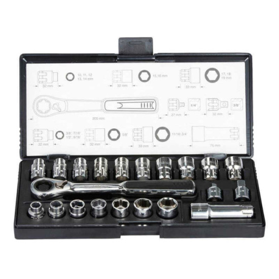 Jeu de douilles Makita B-65604