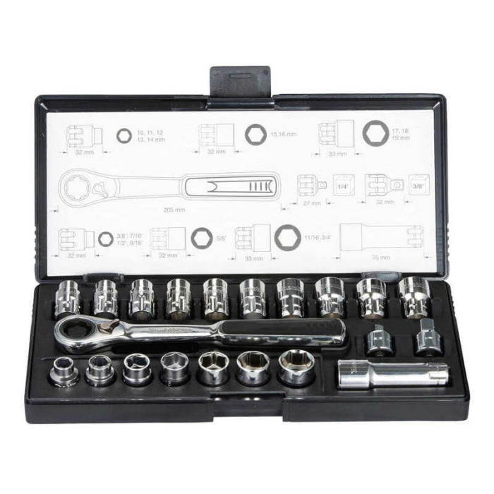 Jeu de douilles Makita B-65604
