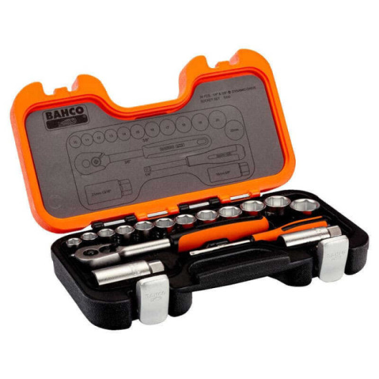 Coffret douilles Bahco S330 34 outils en 3/8