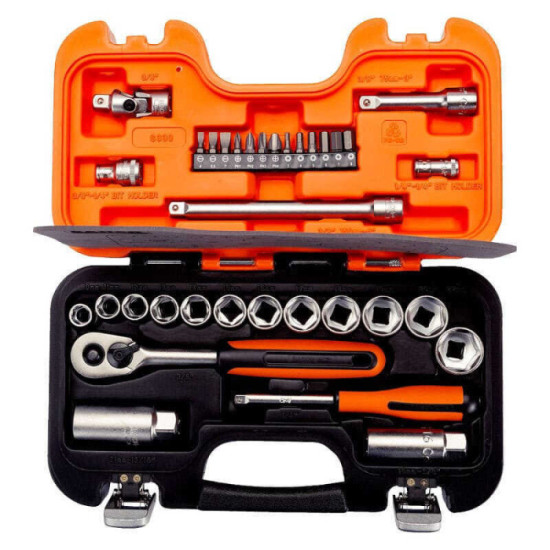 Coffret douilles Bahco S330 34 outils en 3/8