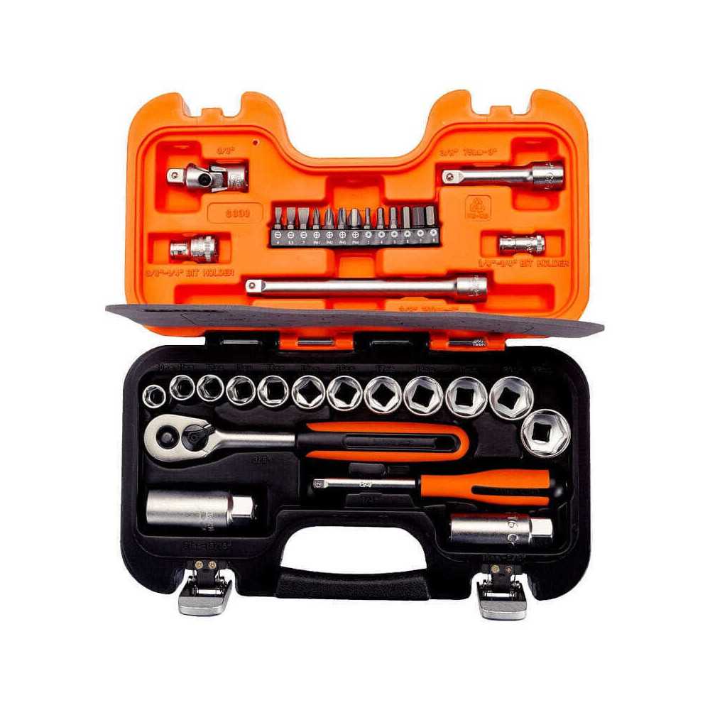 Coffret douilles Bahco S330 34 outils en 3/8