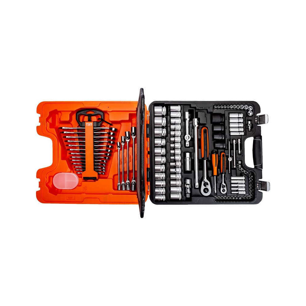 Jeu de douilles 1/4" et 1/2" avec jeu Bahco S108