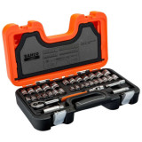 Jeu de douilles 3/8 avec profil hexagonal Bahco S380