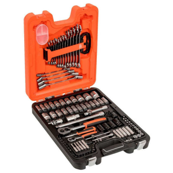 Jeu de douilles 1/4" et 1/2" avec jeu Bahco S106