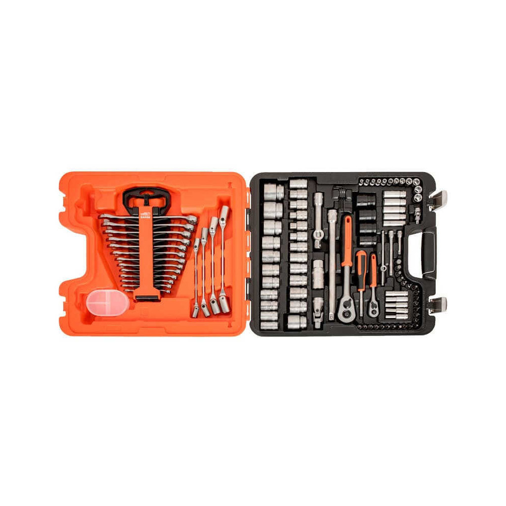 Jeu de douilles 1/4" et 1/2" avec jeu Bahco S106