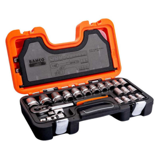 Assortiment 24 douilles Bahco S240 1/2 pouce