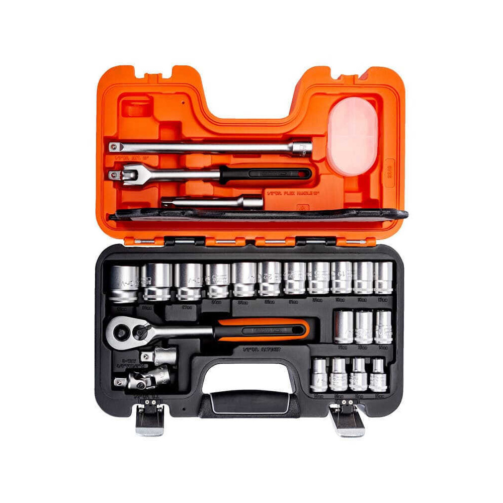 Assortiment 24 douilles Bahco S240 1/2 pouce