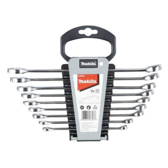 Jeu de 9 clés mixtes Makita B-65539 8 à 18 mm