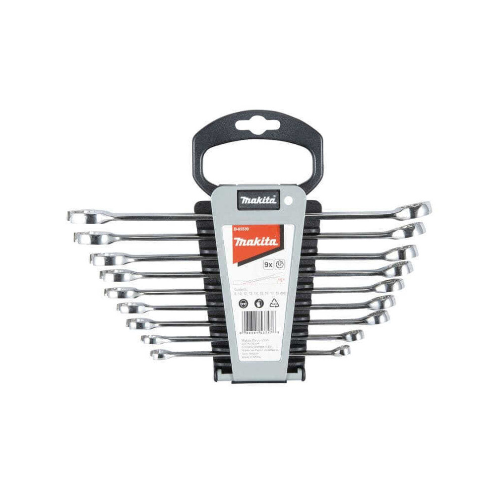 Jeu de 9 clés mixtes Makita B-65539 8 à 18 mm